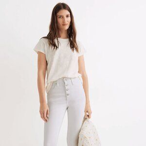 Madewell White The Perfect Vintage Tee